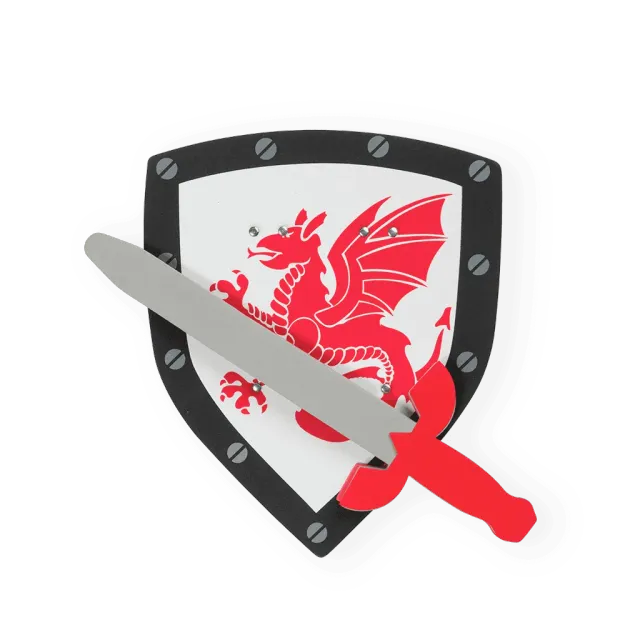PRETEND TO BEE Knight Accessori Cavaliere Scudo e Spada