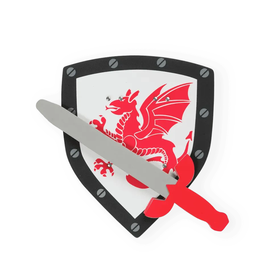 PRETEND TO BEE Knight Accessori Cavaliere Scudo e Spada