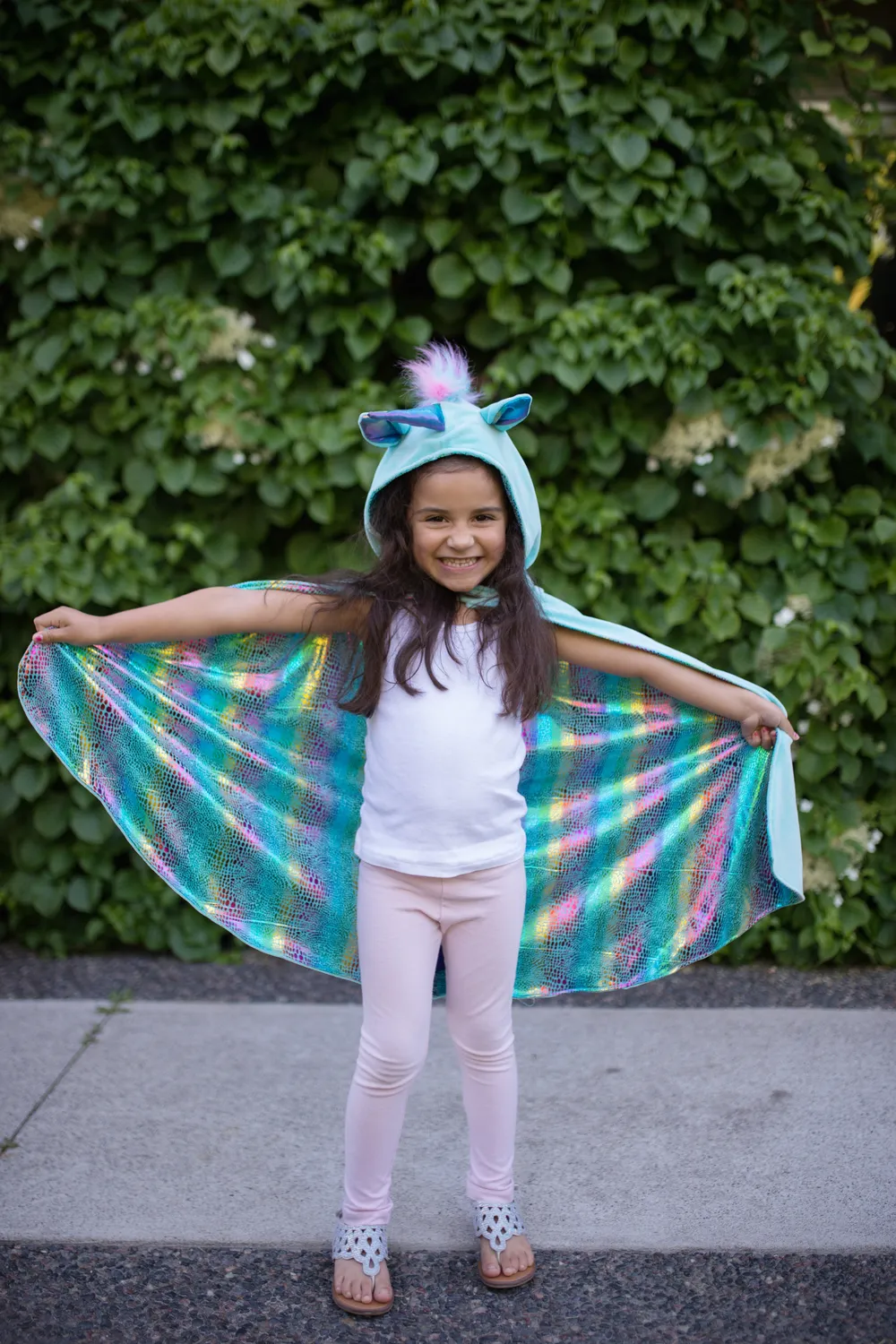 Great Pretenders Unicorn Dragon mantello reversibile bambina