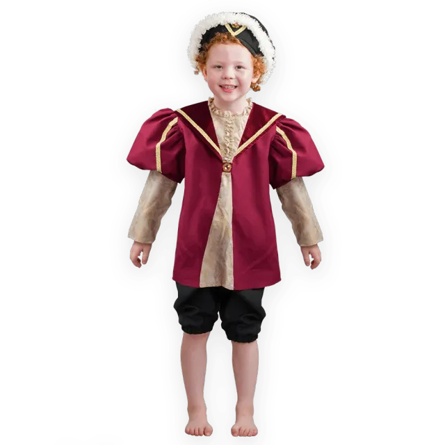 PRETEND TO BEE Costume Enrico VIII bambino tunica