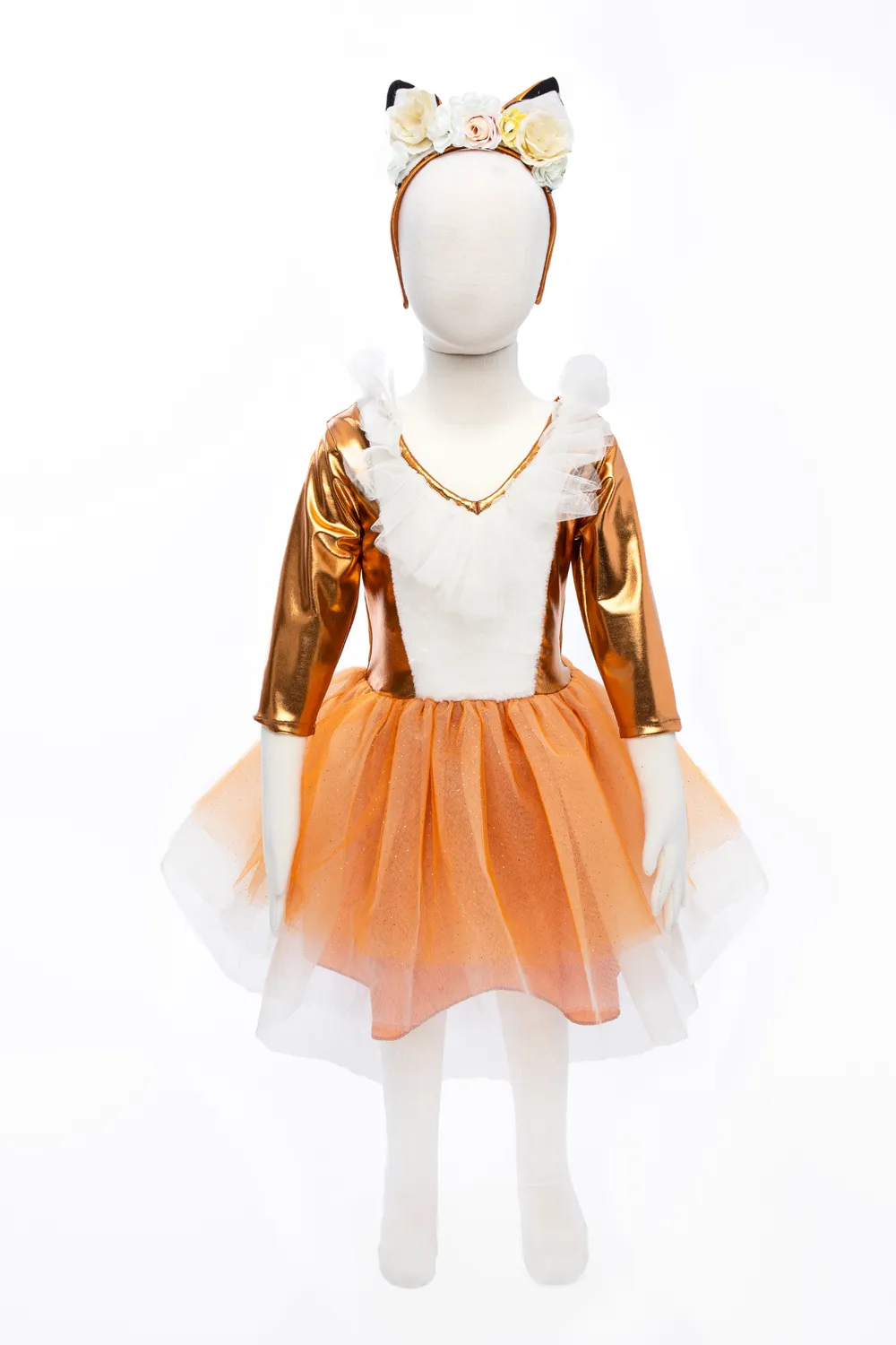Great Pretenders Woodland Fox costume volpe arancione con cerchietto
