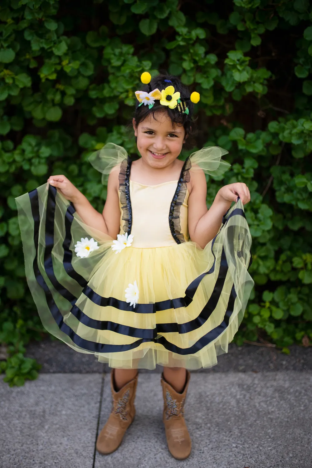 Great Pretenders Bumble Bee vestito ape con cerchietto