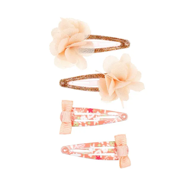 Souza Aiva mollette per capelli rosa 4 pz