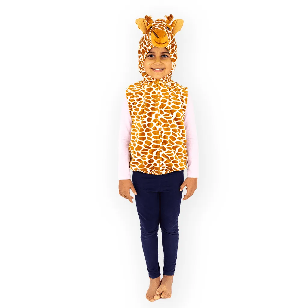 Pretend to Bee Giraffe gilet giraffa peluche con cappuccio