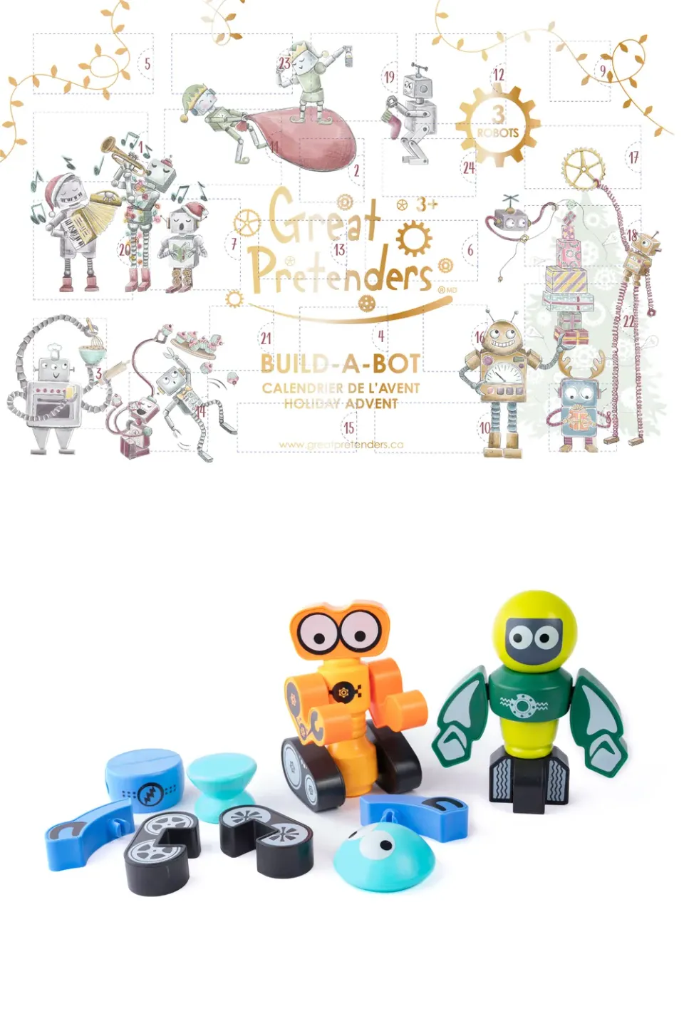 Great Pretenders Build-a-Bot calendario avvento robot