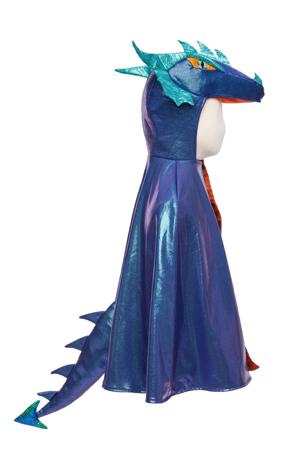 Great Pretenders Metallic Dragon mantello drago bambina
