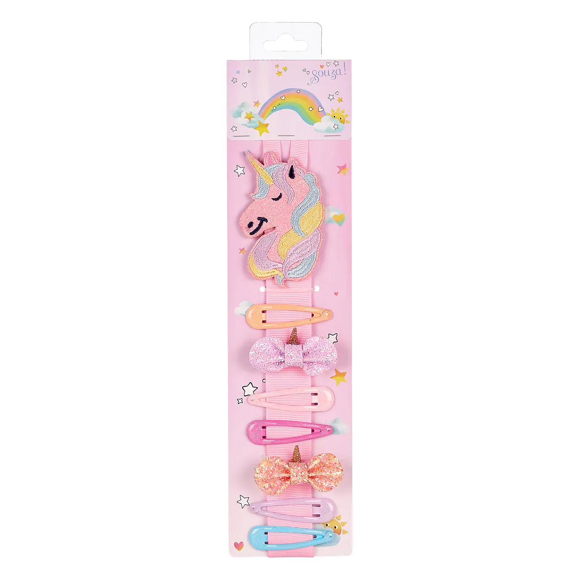 Souza! Sally Unicorn set 8 mollette con appendi