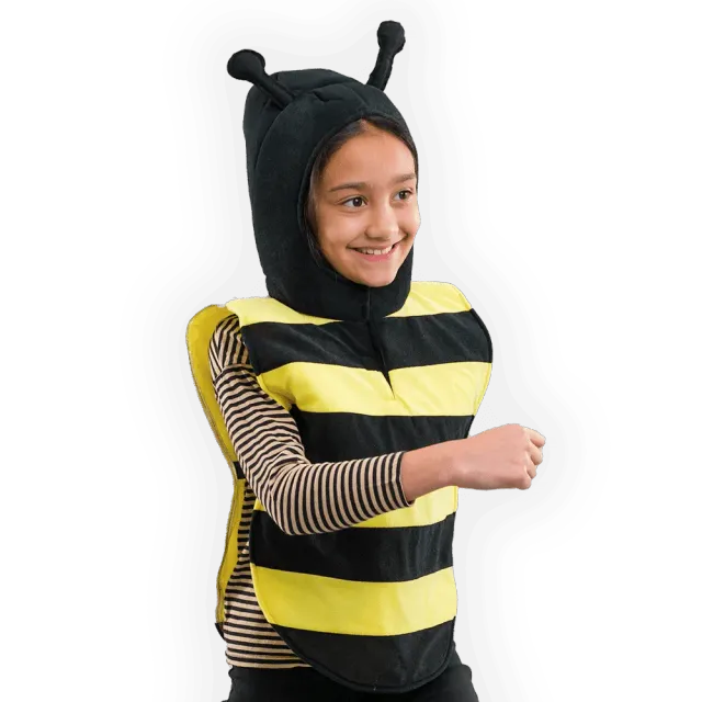 Pretend to Bee Bee costume ape bambino con ali 3-7 anni