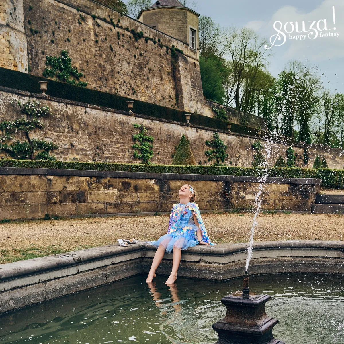 Souza! Lorelie vestito sirena bambina blu