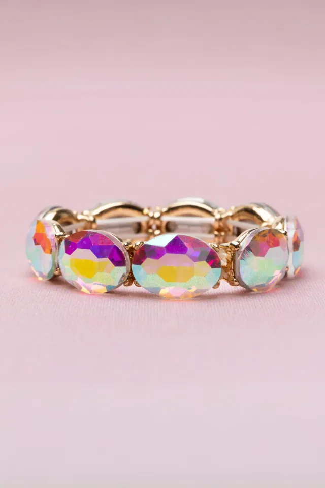 Great Pretenders Boutique Chic bracciale gemme Aurora Borealis