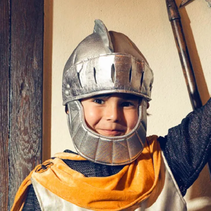 Souza Ramon costume cavaliere bambino 4-8 anni argento