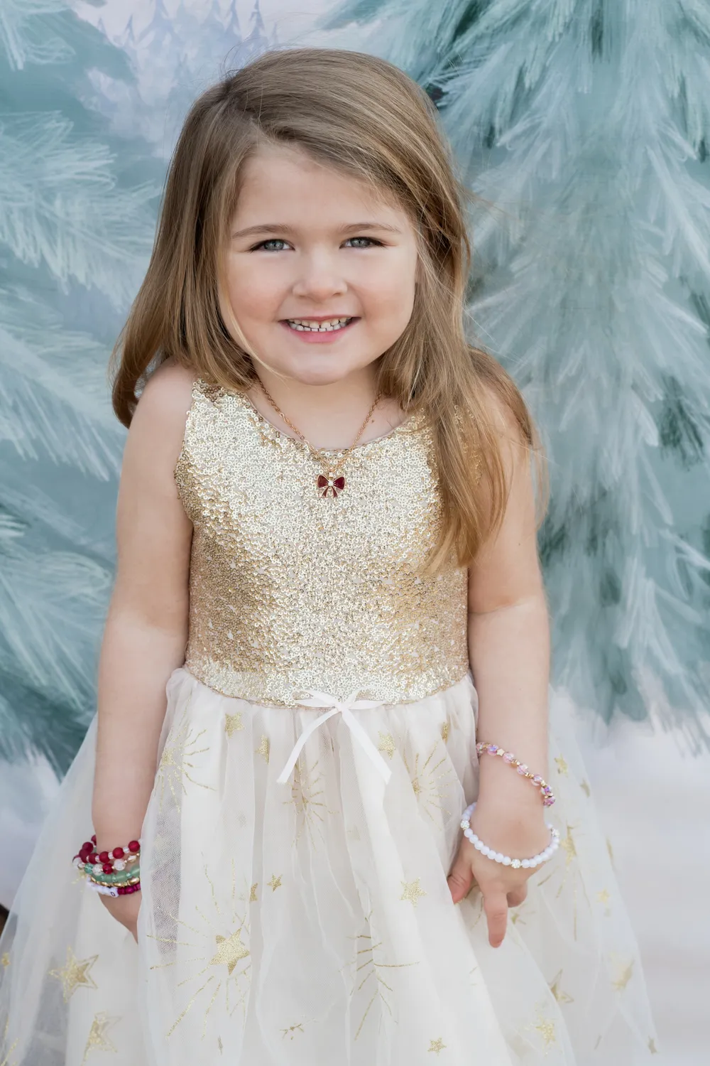 Great Pretenders Glam Party vestito oro paillettes stelle
