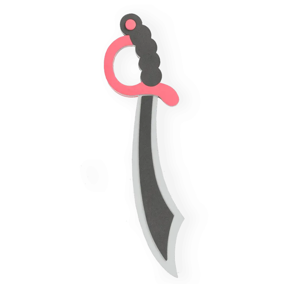PRETEND TO BEE Pirate Cutlass spada pirata morbida