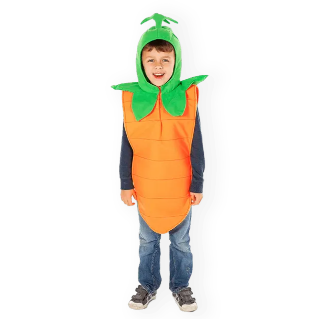 PRETEND TO BEE Carrot Costume Carota Arancione