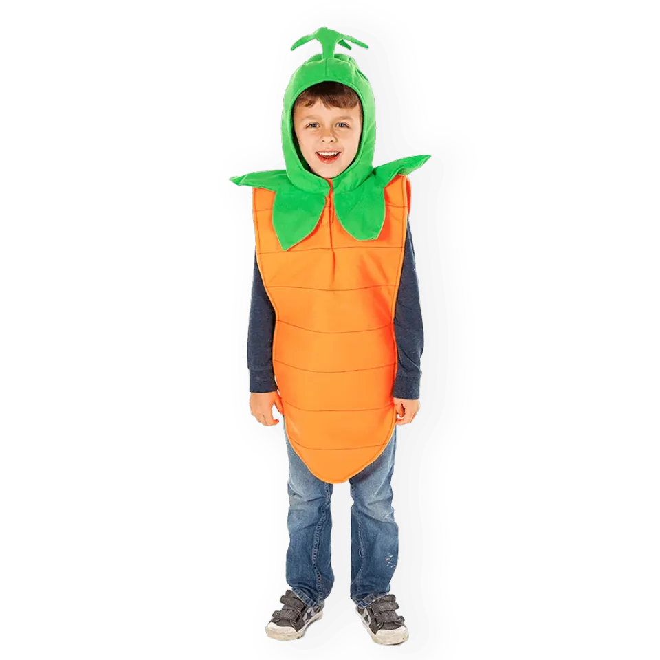 PRETEND TO BEE Carrot Costume Carota Arancione