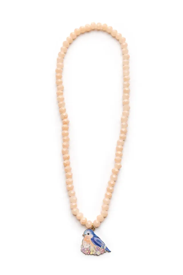 Great Pretenders Spring Bluebird collana con uccellino azzurro