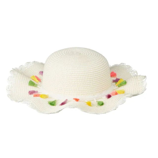 Souza Ela Tassels cappello paglia bimba nappine