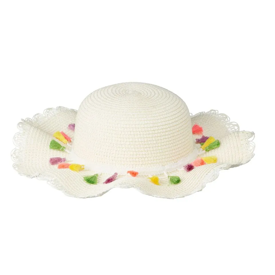 Souza Ela Tassels cappello paglia bimba nappine