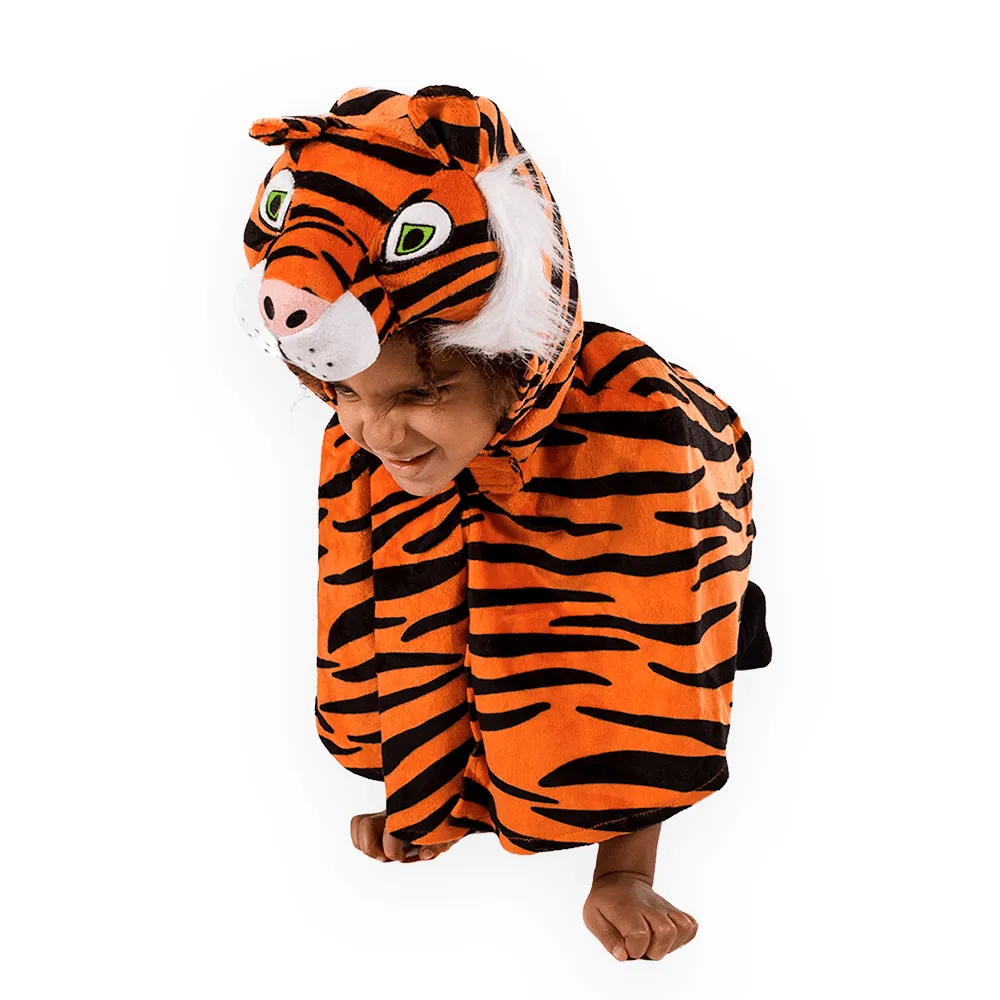 PRETEND TO BEE Tiger mantello tigre bambino con cappuccio