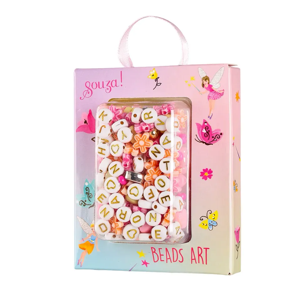 Souza! ABC Elf kit perline alfabeto multicolore