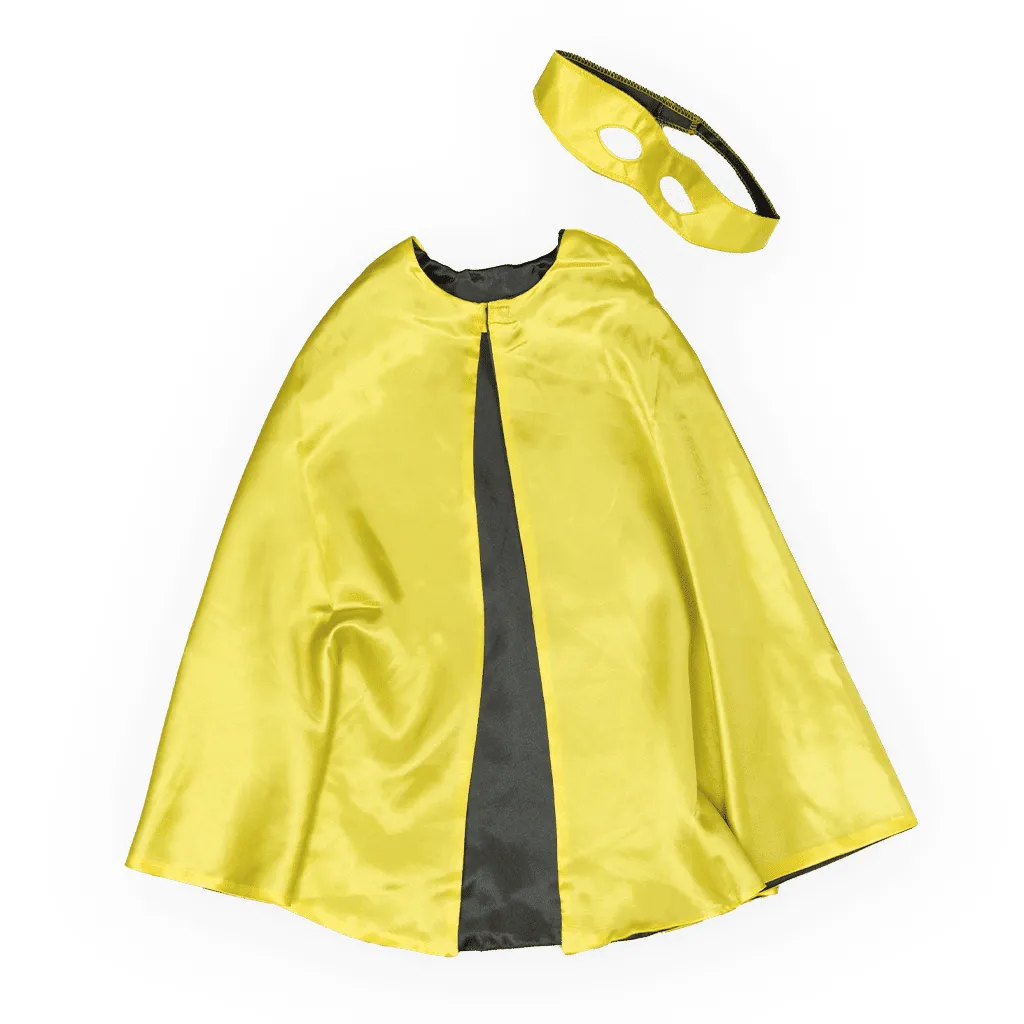 Pretend to Bee Set 4 Mantelli Supereroe Reversibili con Maschera