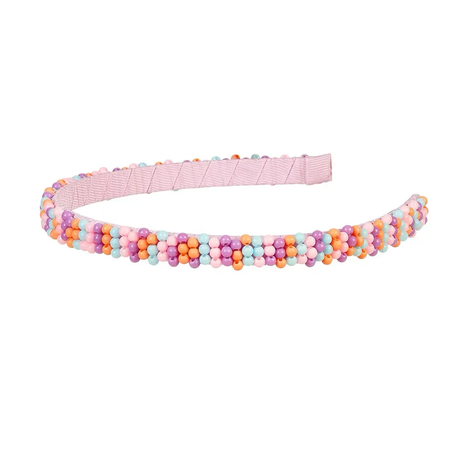 Souza Casja tiara con pon pon multicolore bambina