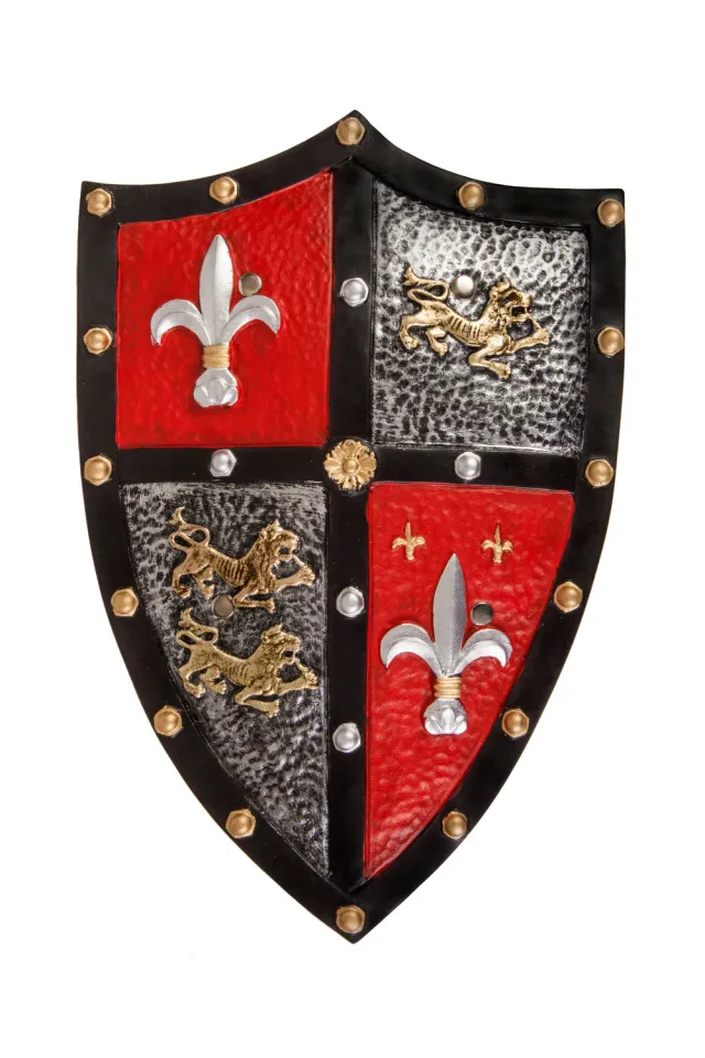 Great Pretenders Knight Shield scudo cavaliere spugna rosso oro