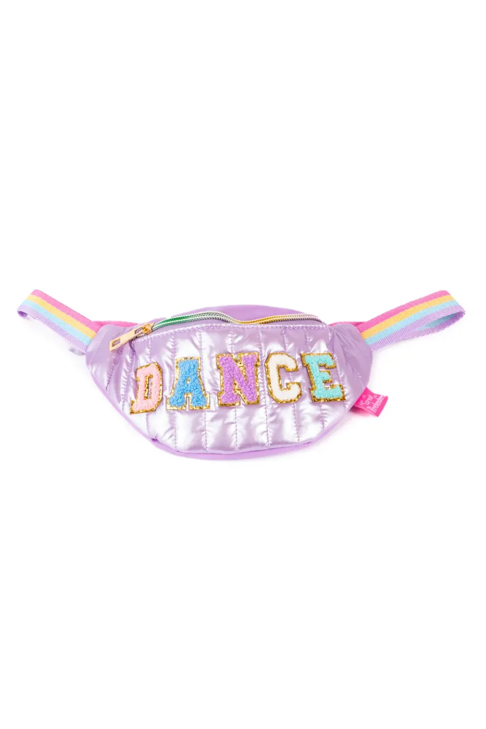 Great Pretenders DANCE marsupio lilla con tracolla arcobaleno
