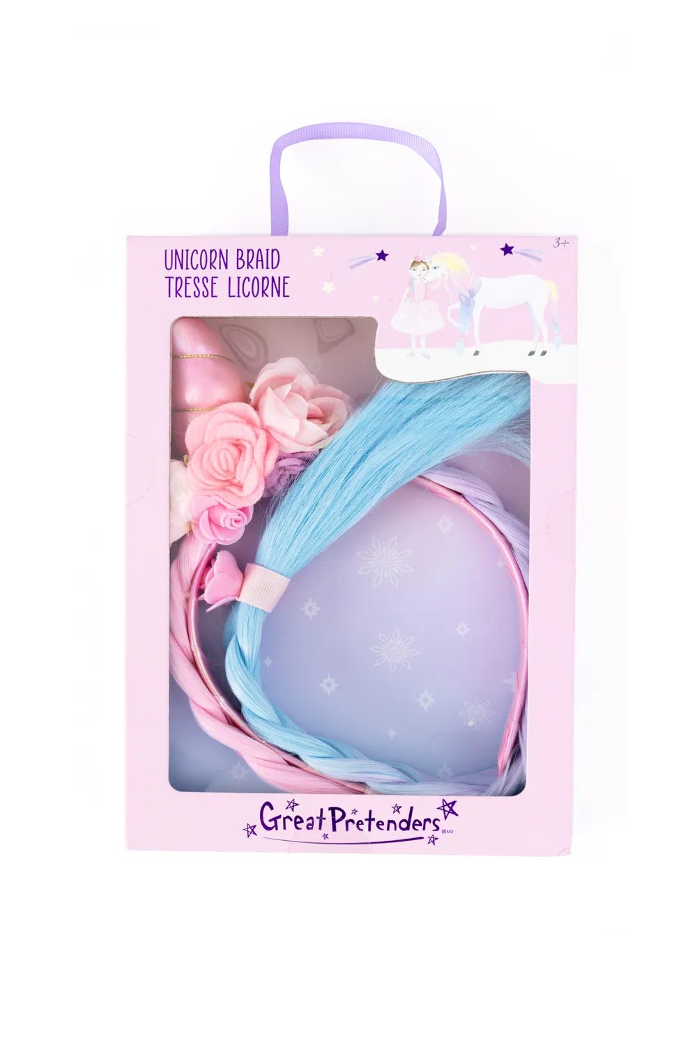 Great Pretenders Unicorn Princess treccia capelli