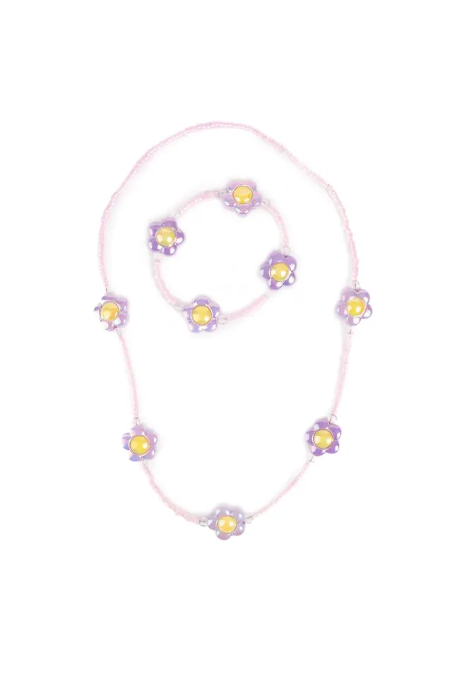 Great Pretenders Crazy for Daisies set collana e bracciale 2pz fiori