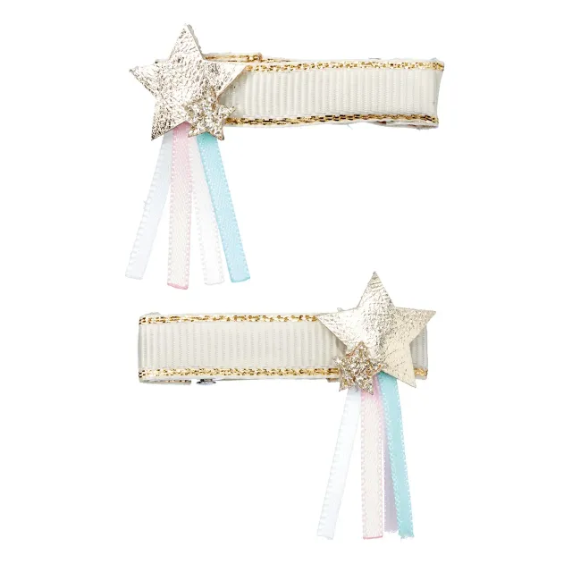 Souza Nine mollette stella oro 2 pz bambina