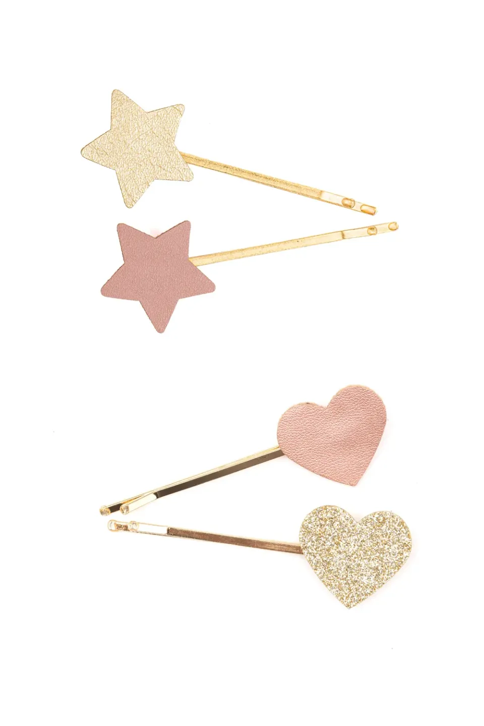 Great Pretenders Boutique mollette capelli stella rosa oro 2 pz