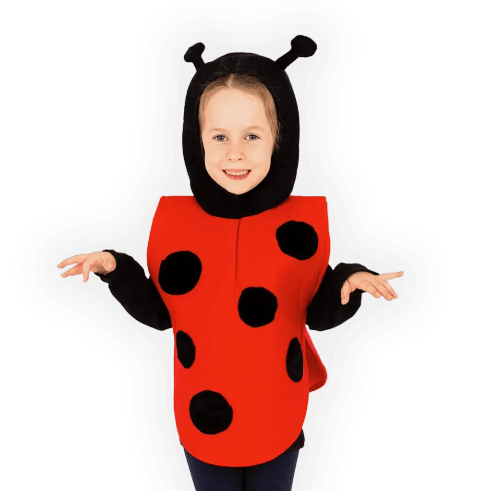 PRETEND TO BEE Ladybird Costume Coccinella Pois