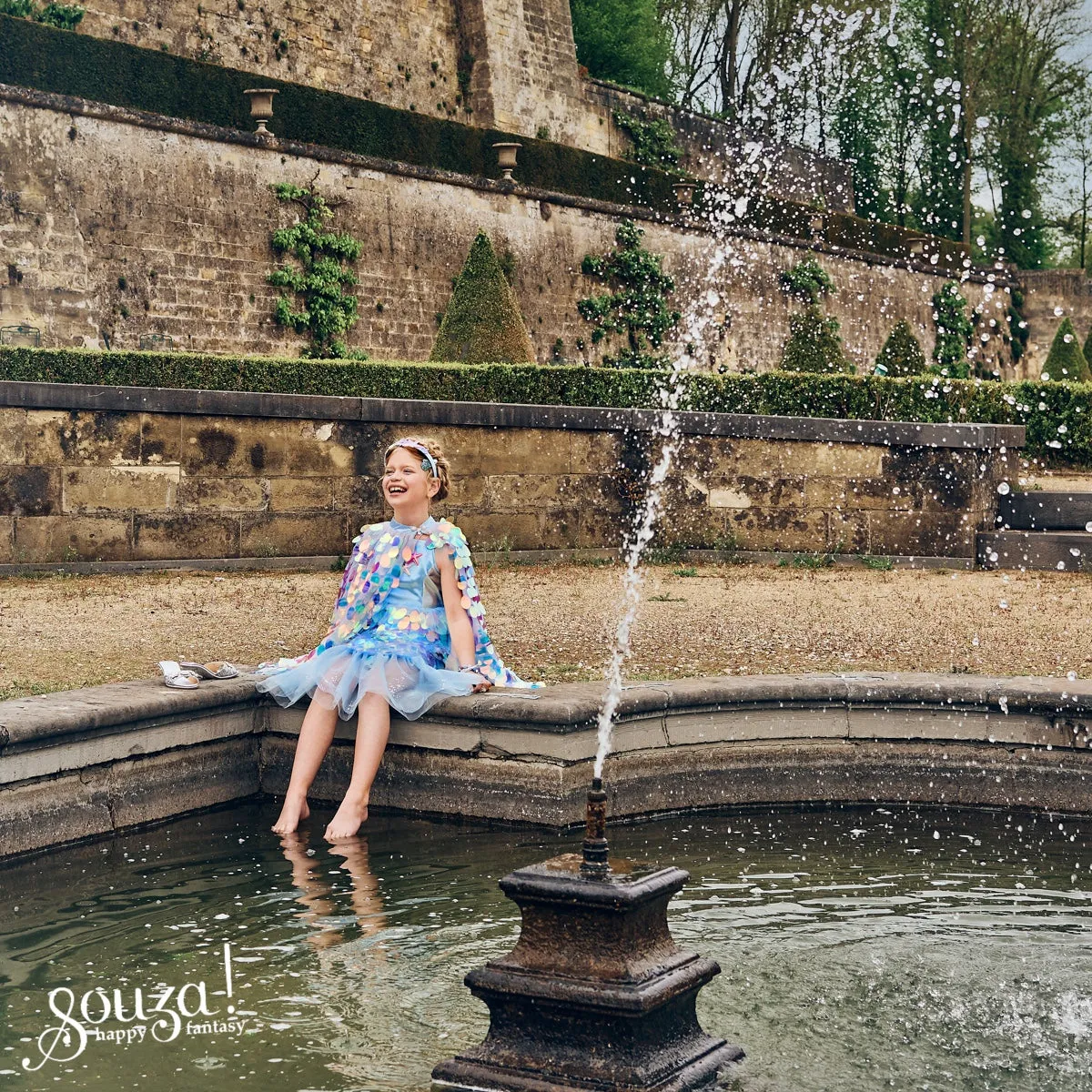 Souza! Lorelie vestito sirena bambina blu