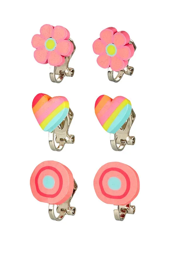 Souza! Miranda orecchini clip bambina multicolore