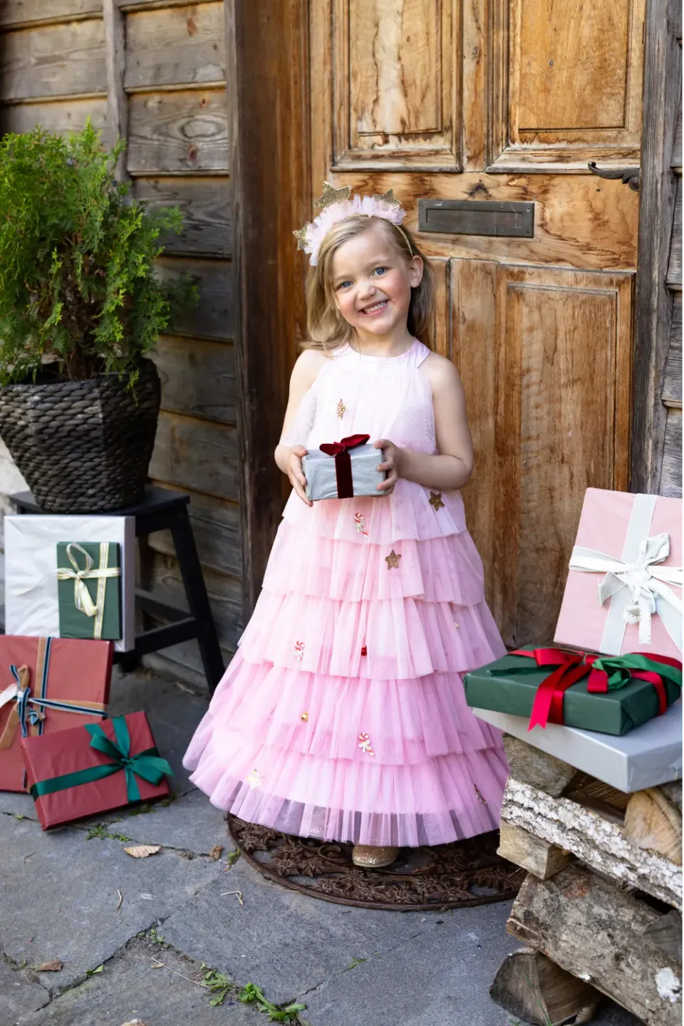 Great Pretenders Christmas Tree vestito natale bambina