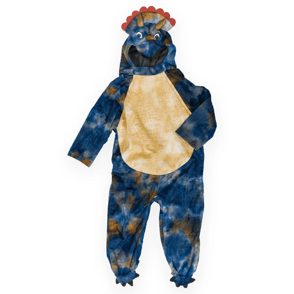 Pretend to Bee Baby Triceratops tuta neonato blu