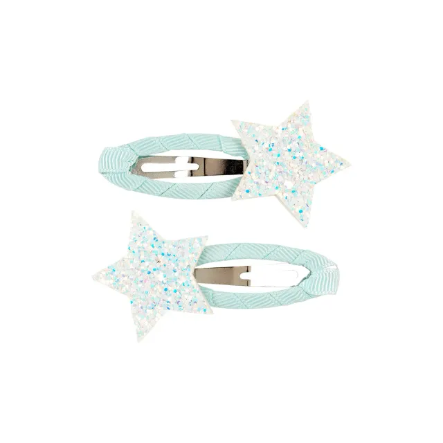 Souza Lucia mollette capelli stella bianco blu
