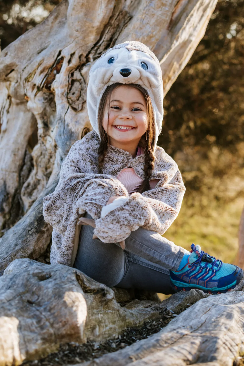 Great Pretenders Cute Cuddly mantello bradipo peluche caldo