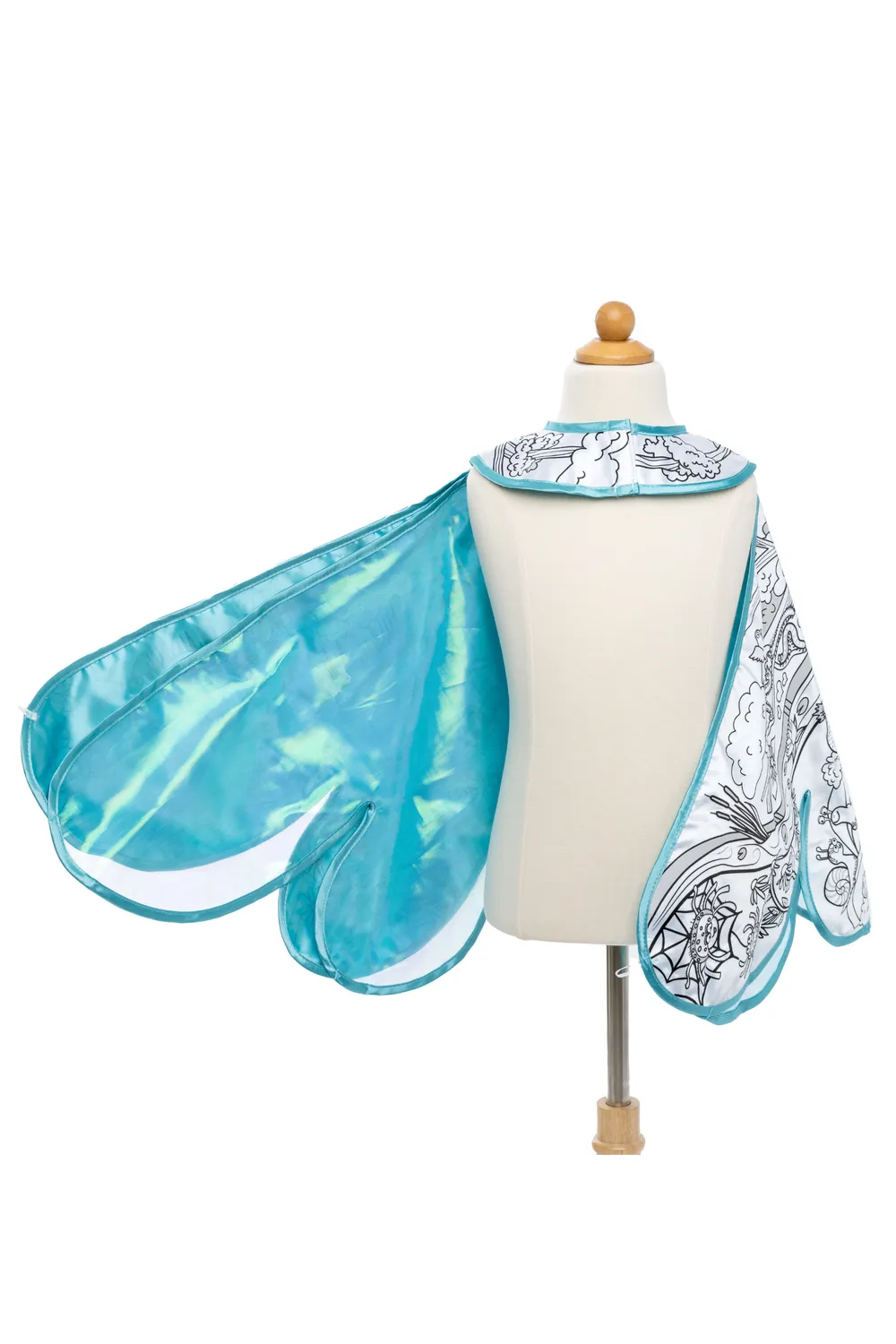 Great Pretenders Colour-A-Dragon mantello ali da colorare con pennarelli