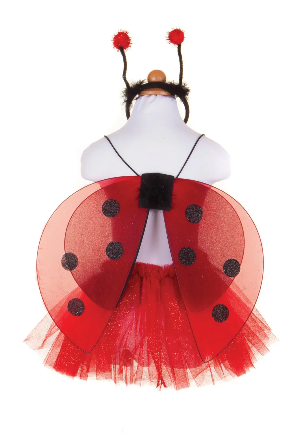 Great Pretenders Glitter Ladybug costume coccinella 3 pezzi