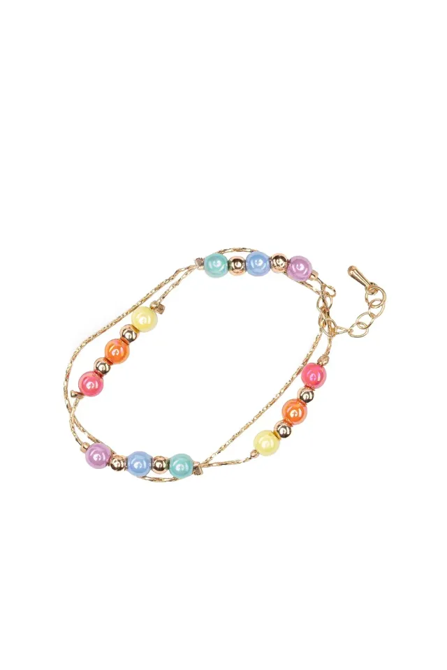 Great Pretenders Boutique Golden Rainbow bracciale bambina oro arcobaleno