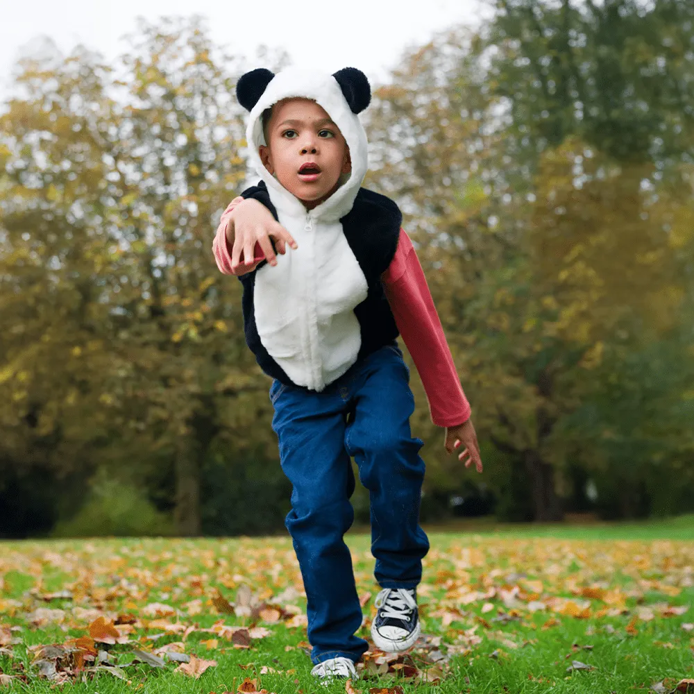 Pretend to Bee Panda maglia costume bambini bianco nero 3-7