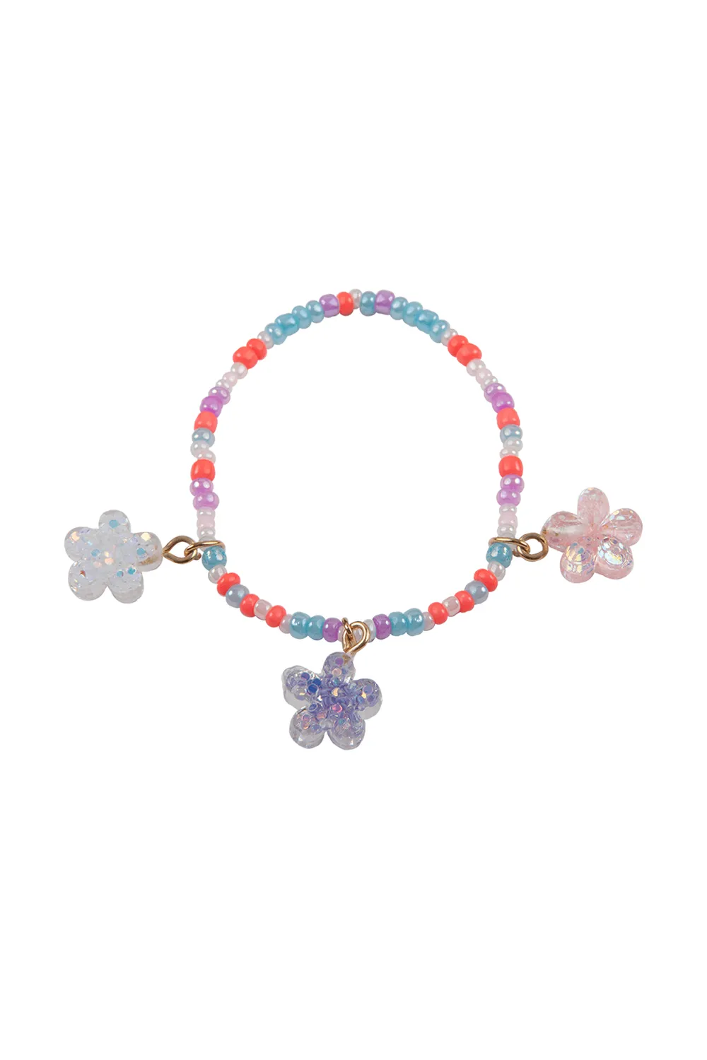 Great Pretenders Boutique Shimmer Flower braccialetto fiori