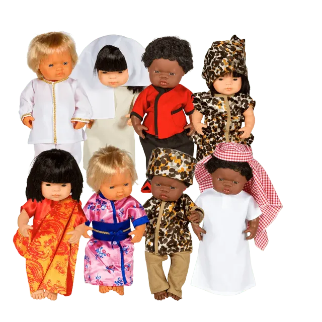 PRETEND TO BEE Around the World vestiti bambole 8 pezzi