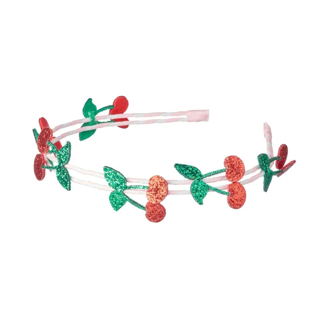 Souza! Cherry cerchietto per capelli bianco 1 pezzo ciliegie