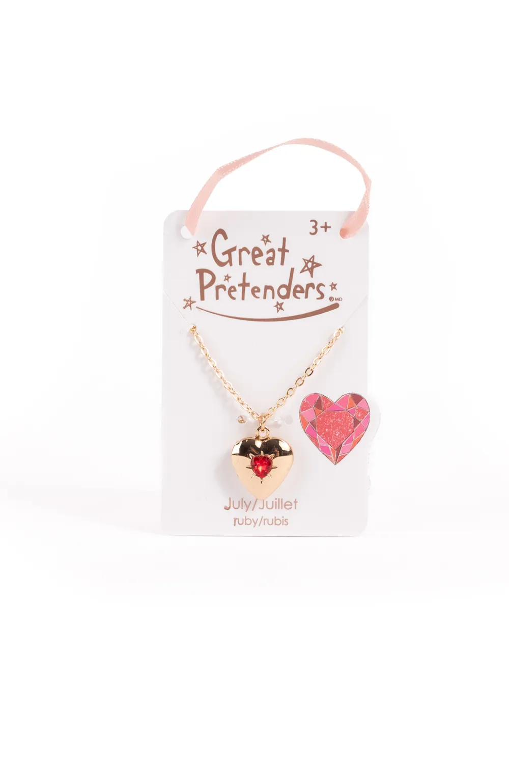 Great Pretenders Birthstone Heart Collana Ciondolo Cuore