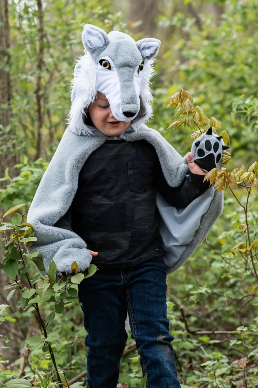 Great Pretenders Woodland Storybook Wolf mantello lupo