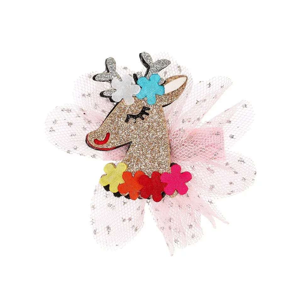 Souza Tiya Deer molletta per capelli cervo glitter 1 pz