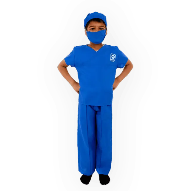 Pretend to Bee Medic costume medico blu con maschera